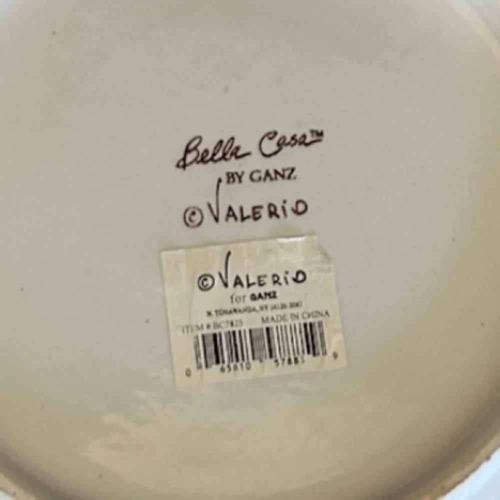 Gant Bella Casa Valerio Fruta Dinner Plate Lemon 11